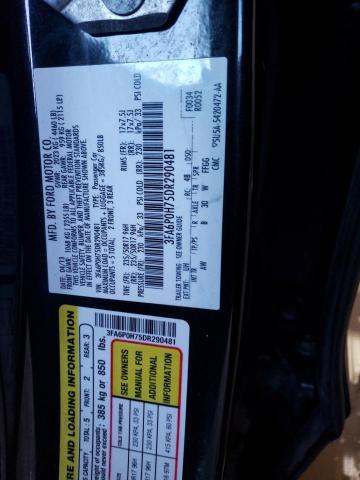 Photo 10 from auction – 2013 FORD FUSION SE with VIN 3FA6P0H75DR290481