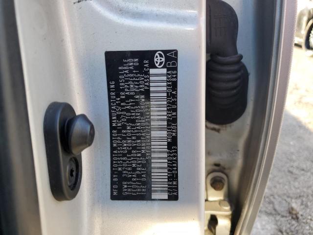 Photo 10 from auction – 2014 TOYOTA COROLLA L with VIN 5YFBURHE7EP144210