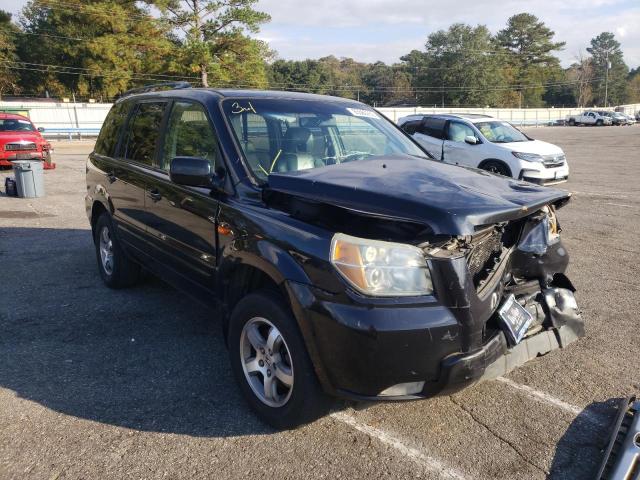 HONDA PILOT EX 2006 with VIN 5FNYF28616B023237 - Photo from auction