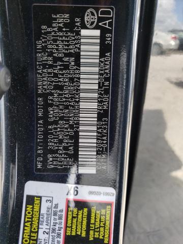 Photo 10 from auction – 2019 TOYOTA COROLLA L with VIN 2T1BURHE4KC207887