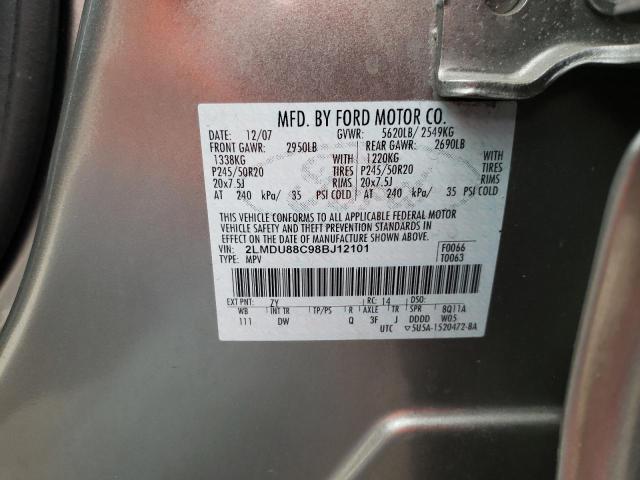 Photo 10 from auction – 2008 LINCOLN MKX with VIN 2LMDU88C98BJ12101