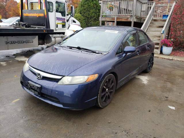 Photo 2 from auction – 2008 HONDA CIVIC LX with VIN 2HGFA16588H520018