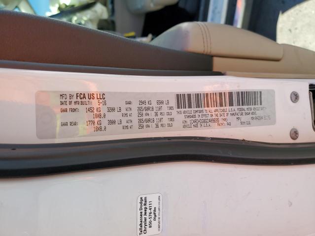 Photo 10 from auction – 2016 DODGE DURANGO LI with VIN 1C4RDHDG8GC409695
