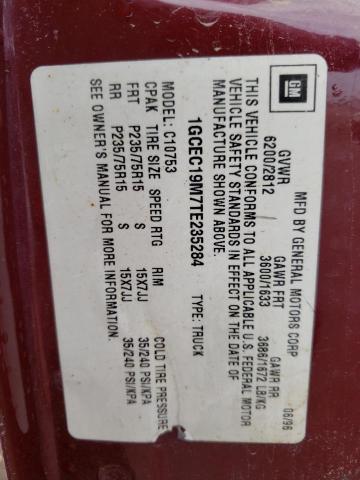 Photo 10 from auction – 1996 CHEVROLET GMT-400 C1 with VIN 1GCEC19M7TE235284