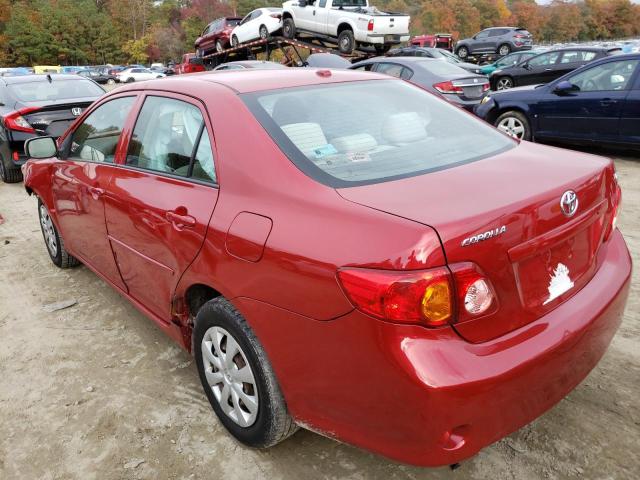 Photo 3 from auction – 2009 TOYOTA COROLLA with VIN 1NXBU40E39Z068147