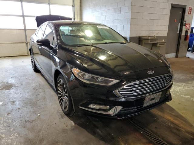FORD FUSION SE 2017 with VIN 3FA6P0T98HR366595 - Photo from auction