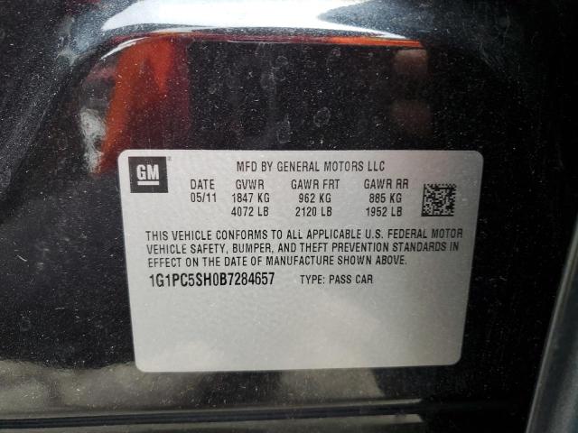 Photo 10 from auction – 2011 CHEVROLET CRUZE LS with VIN 1G1PC5SH0B7284657