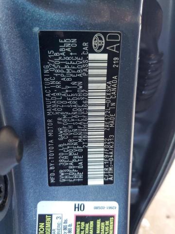 Photo 10 from auction – 2015 TOYOTA COROLLA L with VIN 2T1BURHE6FC366707