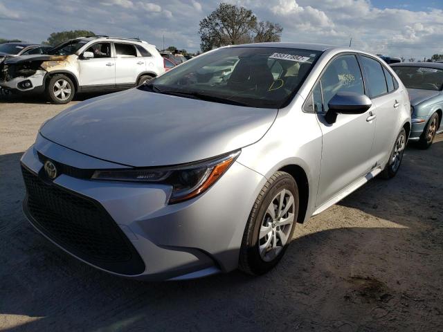 Photo 2 from auction – 2021 TOYOTA COROLLA LE with VIN JTDEPMAE6MJ171967