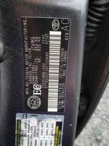 Photo 10 from auction – 2009 TOYOTA COROLLA BA with VIN 2T1BU40E39C125660