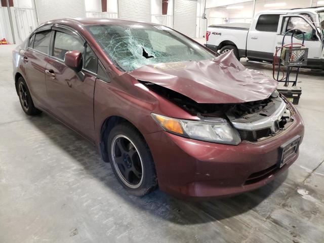 HONDA CIVIC LX 2012 with VIN 19XFB2F55CE099333 - Photo from auction