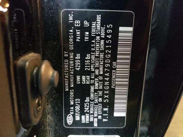 Photo 10 from auction – 2013 KIA OPTIMA EX with VIN 5XXGN4A79DG215495