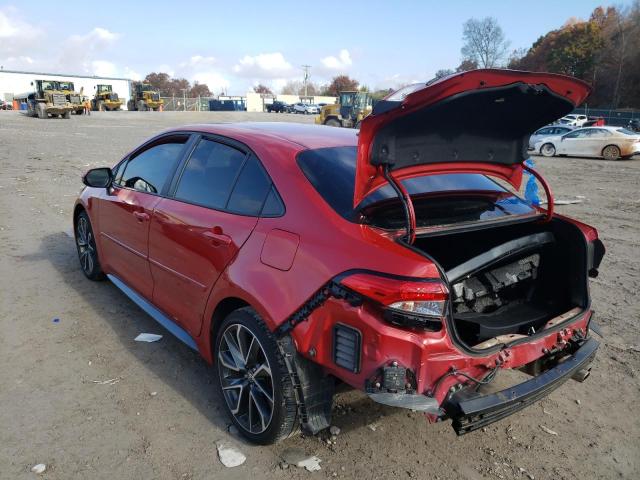Photo 3 from auction – 2020 TOYOTA COROLLA SE with VIN 5YFP4RCE5LP042737