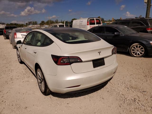 Photo 3 from auction – 2022 TESLA MODEL 3 with VIN 5YJ3E1EA4NF153544