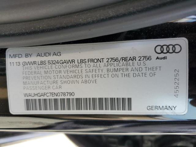 Photo 10 from auction – 2014 AUDI A6 PRESTIG with VIN WAUHGAFC7EN078790