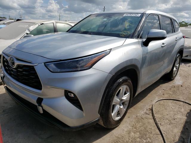 Photo 2 from auction – 2021 TOYOTA HIGHLANDER with VIN 5TDZZRAH2MS515414