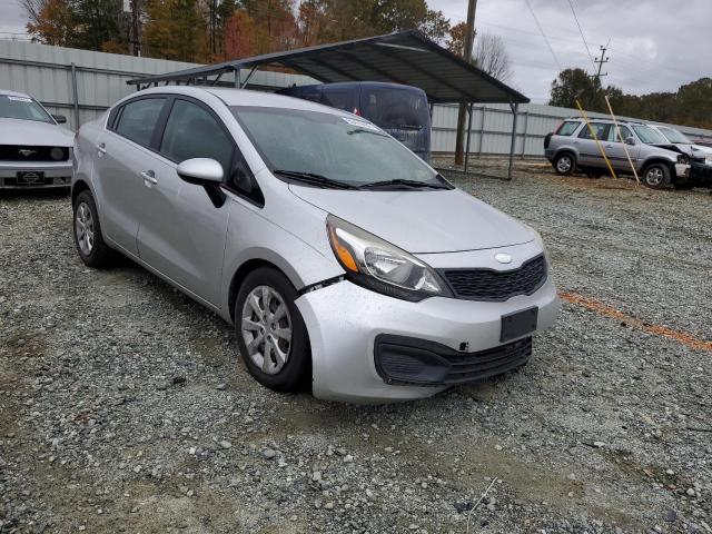 KIA RIO LX 2014 with VIN KNADM4A37E6390201 - Photo from auction