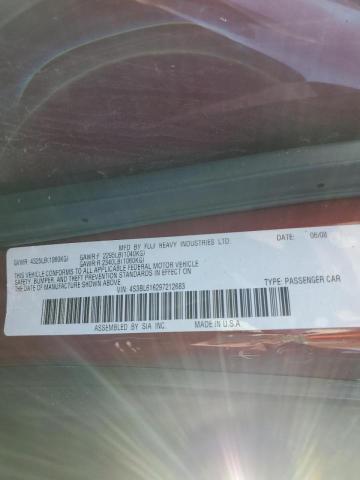 Zdjęcie 10 z aukcji – 2009 SUBARU LEGACY 2.5 z VIN 4S3BL616297212683