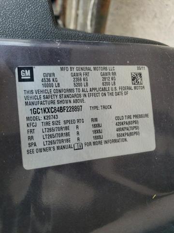 Photo 10 from auction – 2011 CHEVROLET SILV2500 4 with VIN 1GC1KXC84BF228897