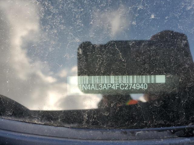 Photo 10 from auction – 2015 NISSAN ALTIMA 2.5 with VIN 1N4AL3AP4FC274940