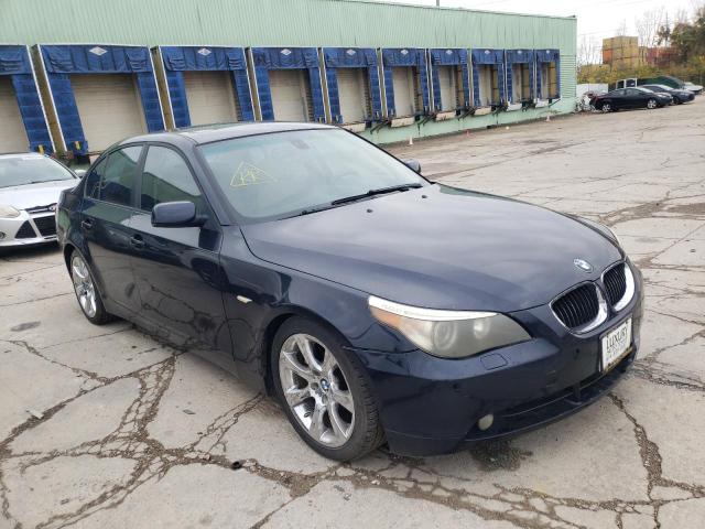 BMW 550 I 2007 with VIN WBANB53587CP03887 - Photo from auction