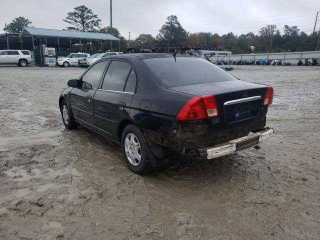 Photo 3 from auction – 2001 HONDA CIVIC LX with VIN 1HGES16541L007141