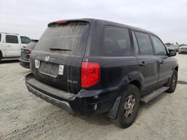 Photo 4 from auction – 2005 HONDA PILOT LX with VIN 2HKYF18195H533155