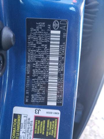 Photo 10 from auction – 2010 TOYOTA COROLLA BA with VIN 2T1BU4EE2AC455111