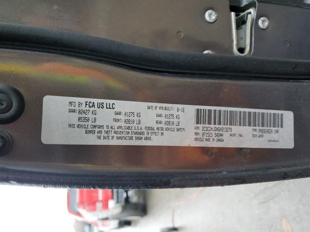Photo 10 from auction – 2016 DODGE CHARGER SX with VIN 2C3CDXJGXGH313279