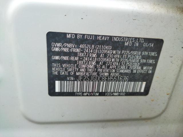 Photo 10 from auction – 2014 SUBARU FORESTER 2 with VIN JF2SJGDC8EH551676