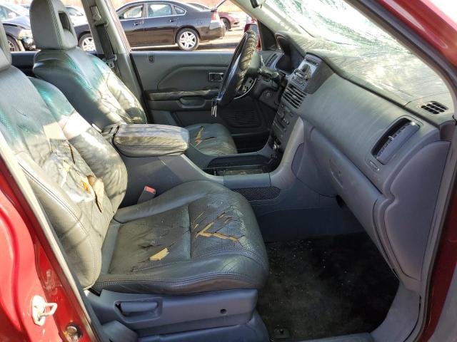 Photo 5 from auction – 2003 HONDA PILOT EXL with VIN 2HKYF18613H539072