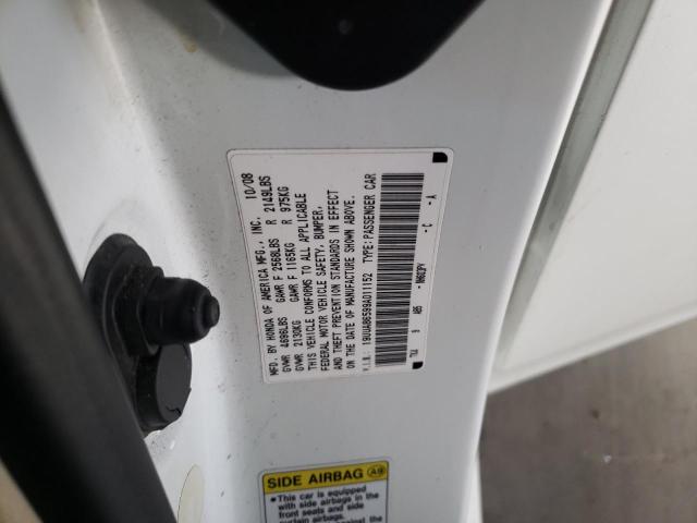 Photo 10 from auction – 2009 ACURA TL with VIN 19UUA86599A011152