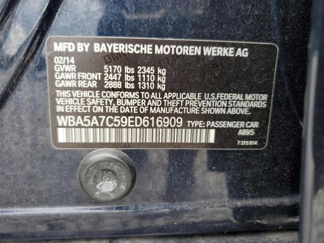 Photo 10 from auction – 2014 BMW 528 XI with VIN WBA5A7C59ED616909