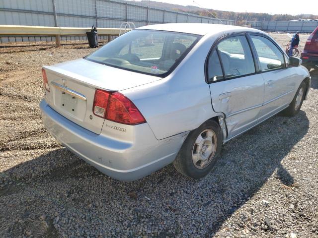 Photo 4 from auction – 2003 HONDA CIVIC HYBR with VIN JHMES96633S028401