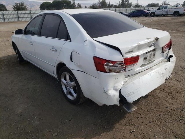 Photo 3 from auction – 2007 HYUNDAI SONATA SE with VIN 5NPEU46F07H161555