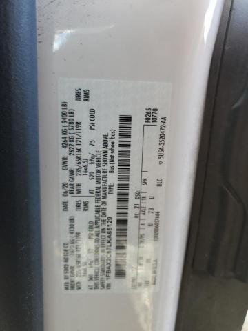 Photo 10 from auction – 2020 FORD TRANSIT T- with VIN 1FBAX2C87LKA65129