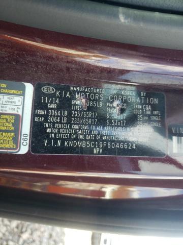Photo 10 from auction – 2015 KIA SEDONA LX with VIN KNDMB5C19F6046624