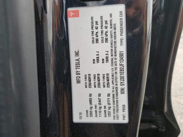 Photo 10 from auction – 2018 TESLA MODEL 3 with VIN 5YJ3E1EB2JF134901