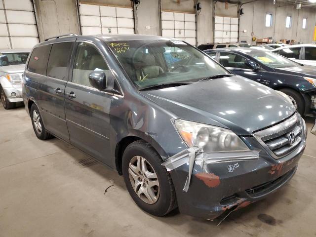 HONDA ODYSSEY EX 2005 with VIN 5FNRL38755B016642 - Photo from auction