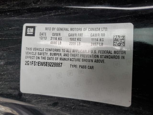 Photo 10 from auction – 2014 CHEVROLET CAMARO SS with VIN 2G1FS1EW6E9228887