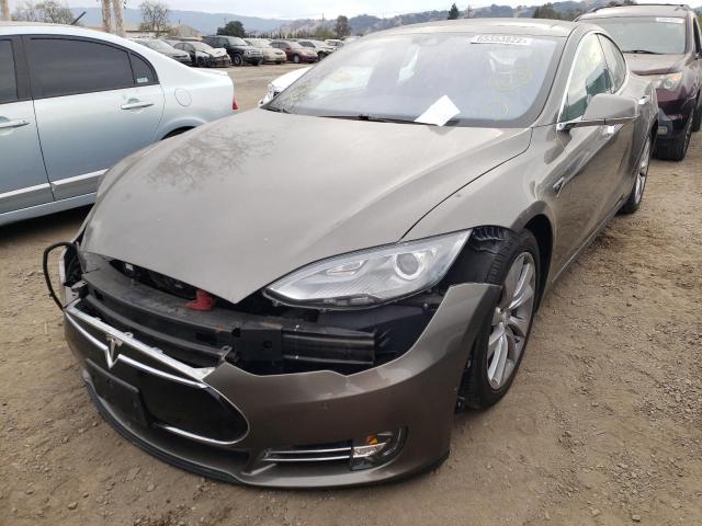 Photo 2 from auction – 2015 TESLA MODEL S with VIN 5YJSA1E23FF102540