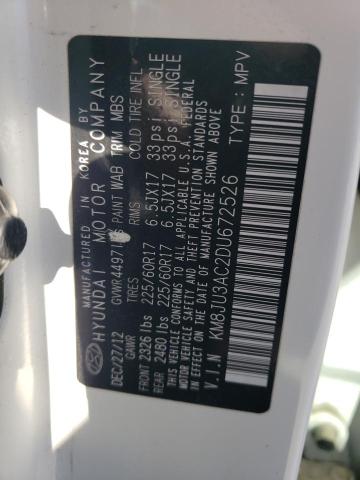 Photo 10 from auction – 2013 HYUNDAI TUCSON with VIN KM8JU3AC2DU672526