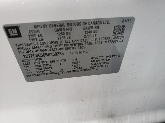 Photo 10 from auction – 2011 GMC TERRAIN SL with VIN 2CTFLSE56B6339233