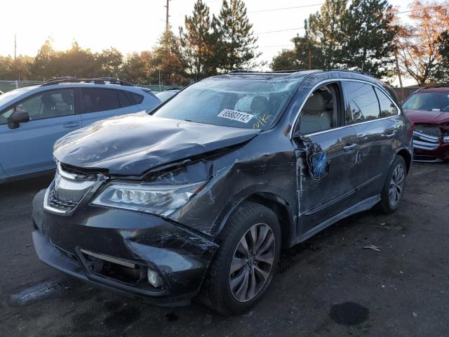 Photo 2 from auction – 2014 ACURA MDX TECHNO with VIN 5FRYD3H49EB016947