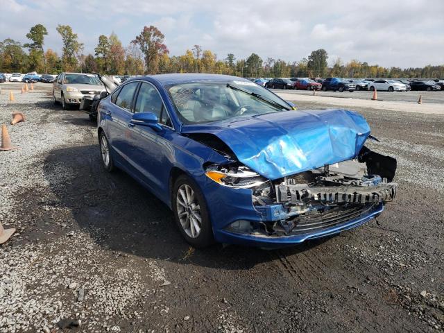 FORD FUSION SE 2017 with VIN 3FA6P0HD0HR111565 - Photo from auction