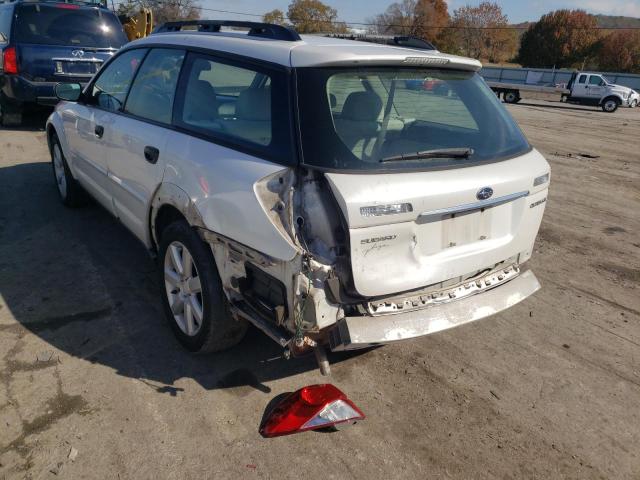 Photo 3 from auction – 2008 SUBARU OUTBACK 2. with VIN 4S4BP61C287348610