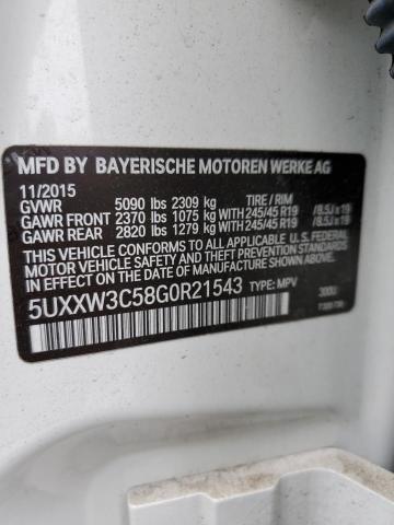 Photo 10 from auction – 2016 BMW X4 XDRIVE2 with VIN 5UXXW3C58G0R21543