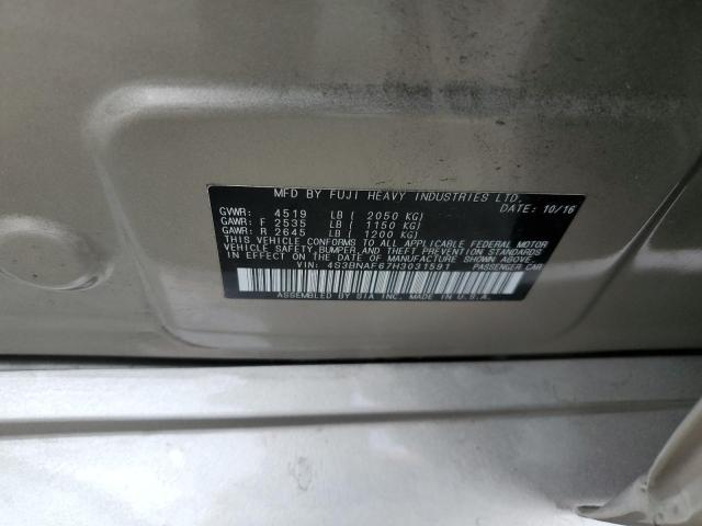 Photo 10 from auction – 2017 SUBARU LEGACY 2.5 with VIN 4S3BNAF67H3031591