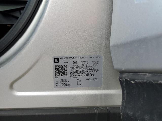 Photo 10 from auction – 2021 CHEVROLET EQUINOX LS with VIN 3GNAXHEV1MS161997