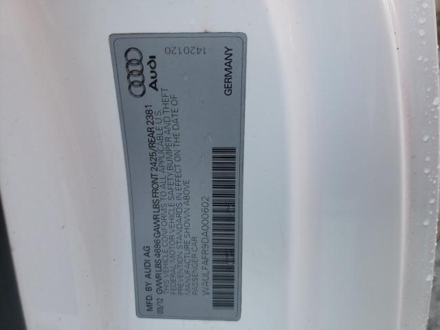 Photo 10 from auction – 2013 AUDI A5 PREMIUM with VIN WAULFAFR9DA000602